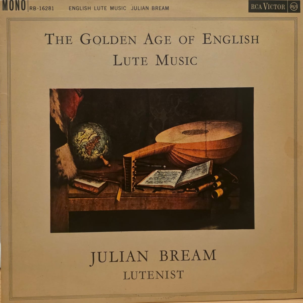 Julian Bream – The Golden Age Of English Lute Music vinyl cover