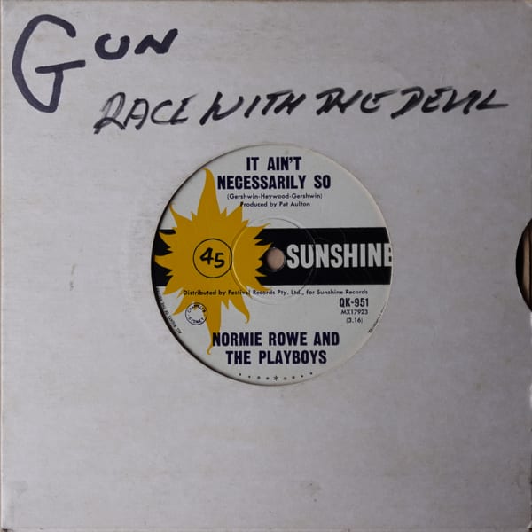 Normie Rowe & The Playboys – It Ain't Necessarily So vinyl cover