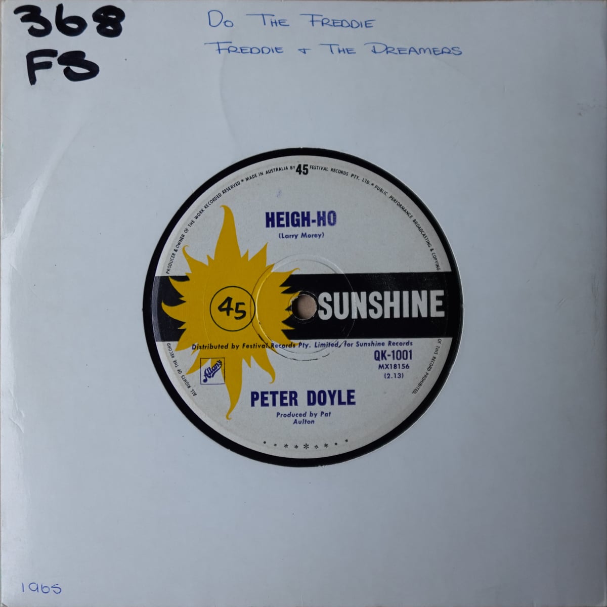 Peter Doyle – Stupidity vinyl cover