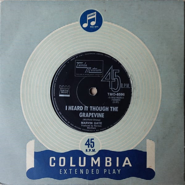 Marvin Gaye – I Heard It Though The Grapevine vinyl cover