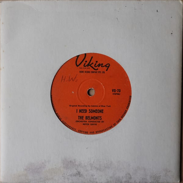 The Belmonts – The American Dance (Called "The Twist") vinyl cover