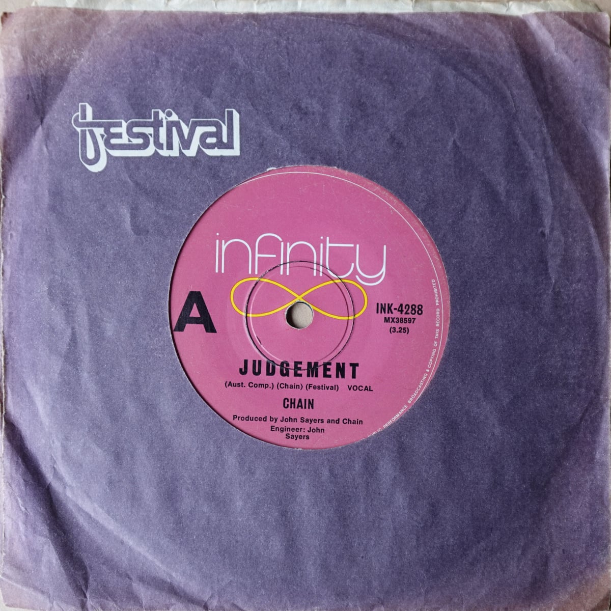 Chain – Judgement vinyl cover