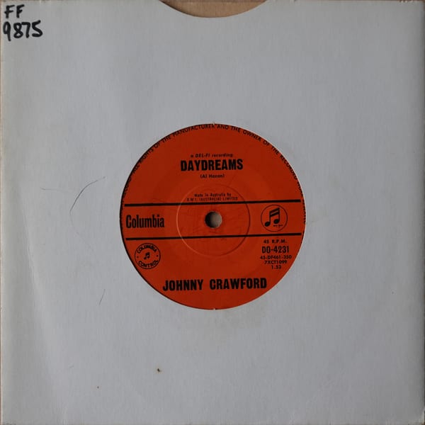 Johnny Crawford – Daydreams vinyl cover