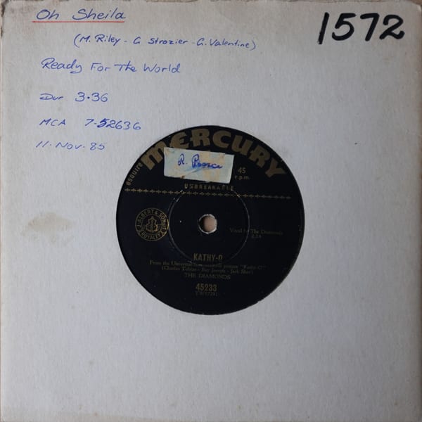 The Diamonds – Kathy-O vinyl cover