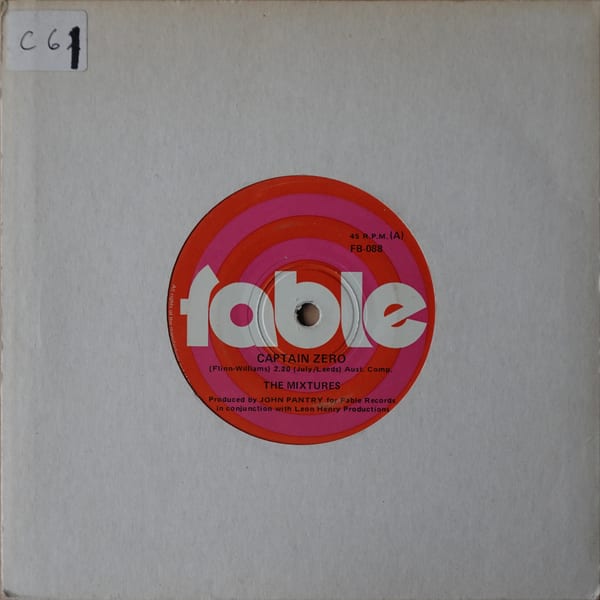 The Mixtures – Captain Zero vinyl cover