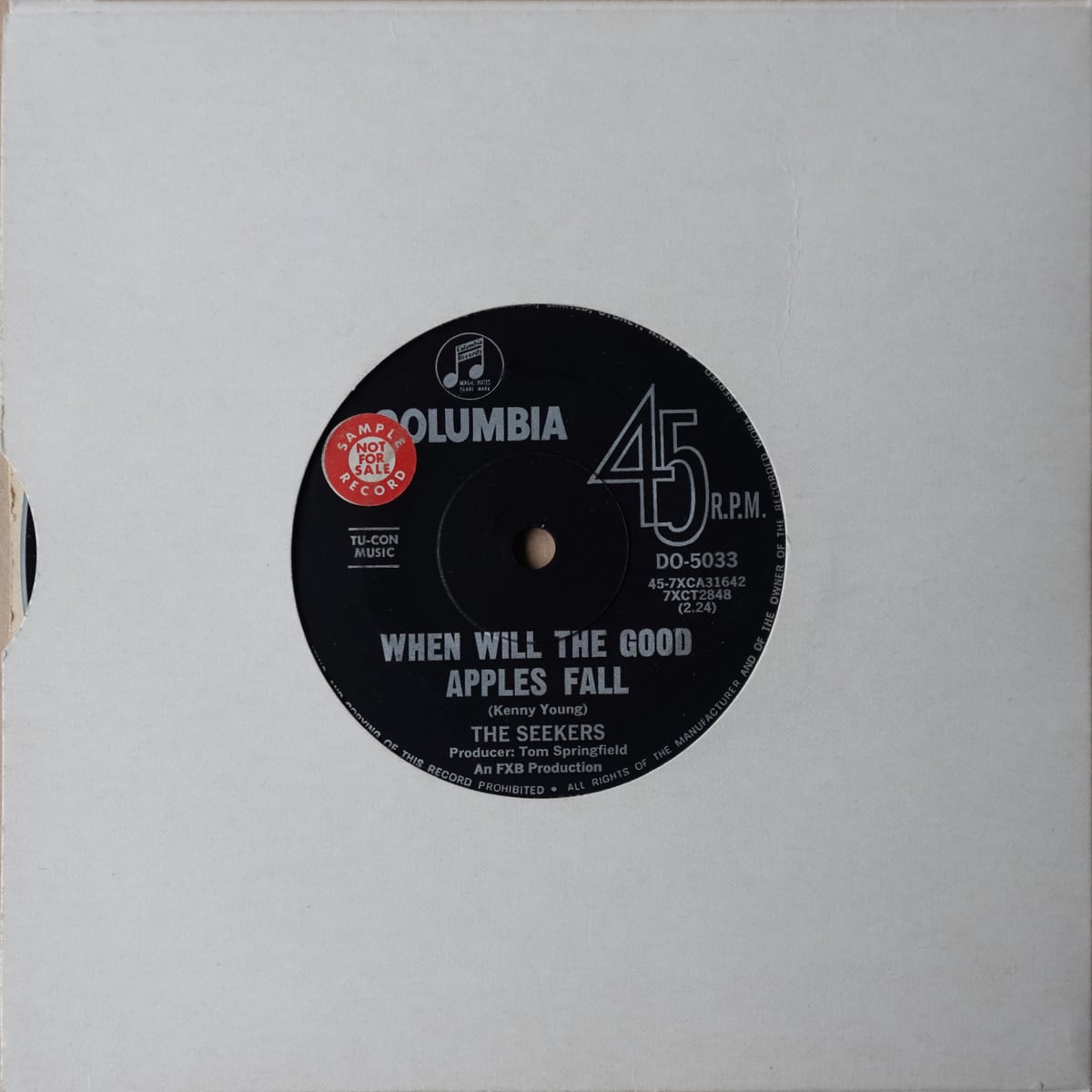 The Seekers – When Will The Good Apples Fall vinyl cover