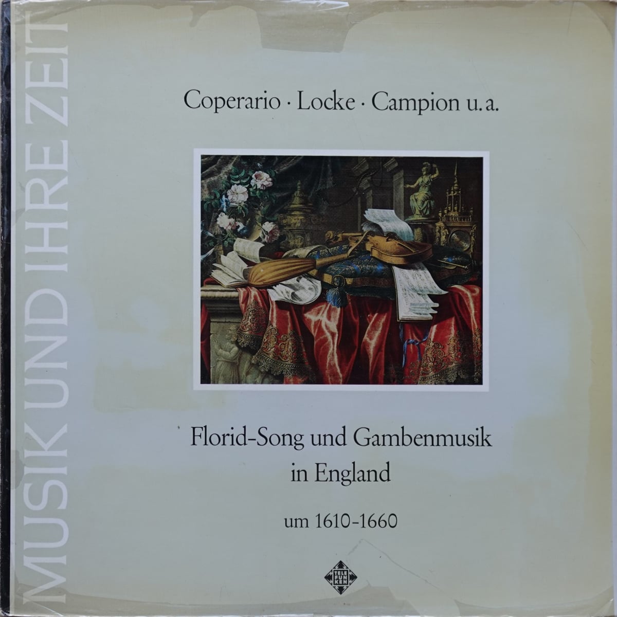 Various – Florid-Song und Gambenmusik in England um 1610-1660 vinyl cover