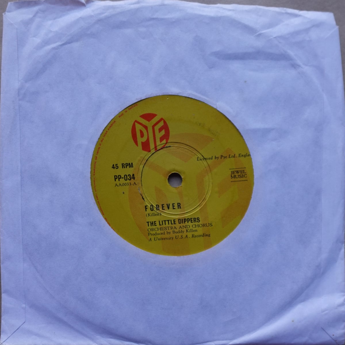 The Little Dippers – Forever / Two By Four vinyl cover