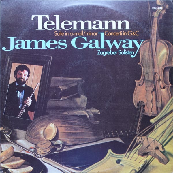 James Galway – Plays Telemann vinyl cover