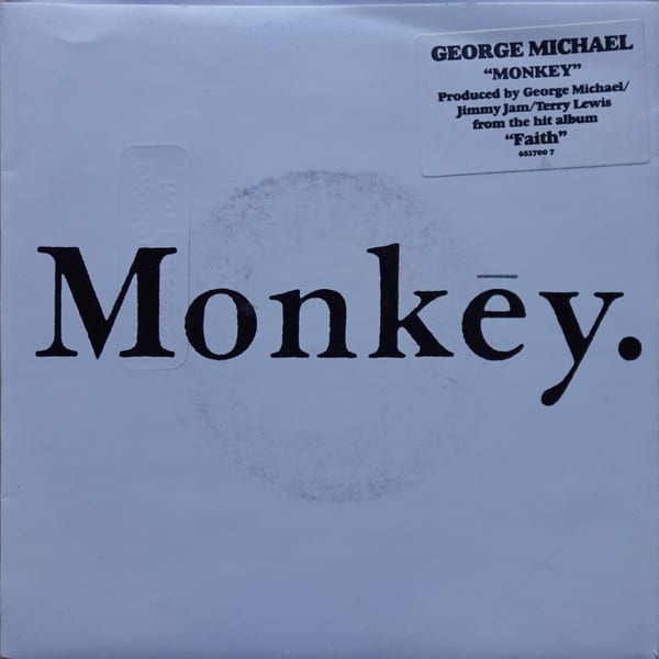 George Michael – Monkey vinyl cover