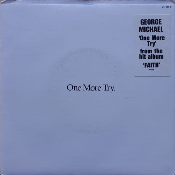 George Michael – One More Try vinyl cover