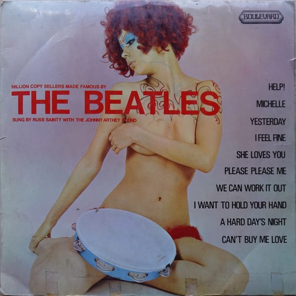 Russ Sainty, Johnny Arthey Orchestra – Million Copy Sellers Made Famous By The Beatles vinyl cover