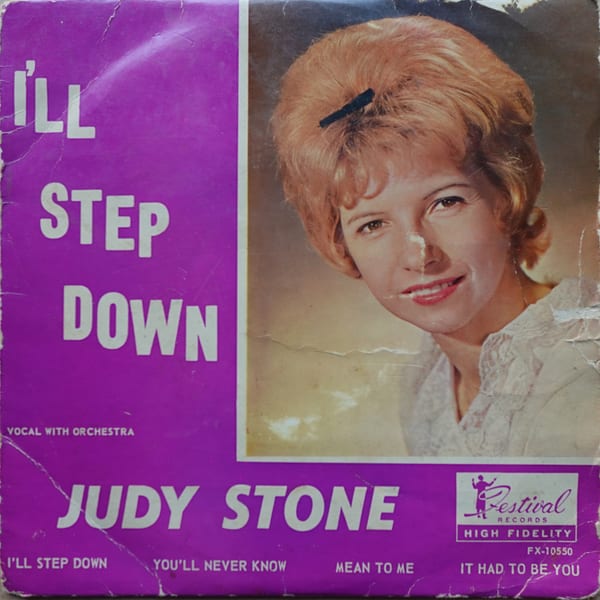 Judy Stone – I'll Step Down vinyl cover