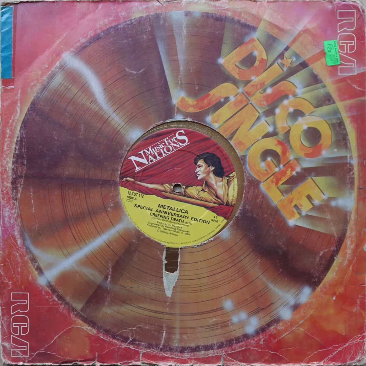 Metallica – Creeping Death vinyl cover