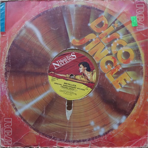 Metallica – Creeping Death vinyl cover