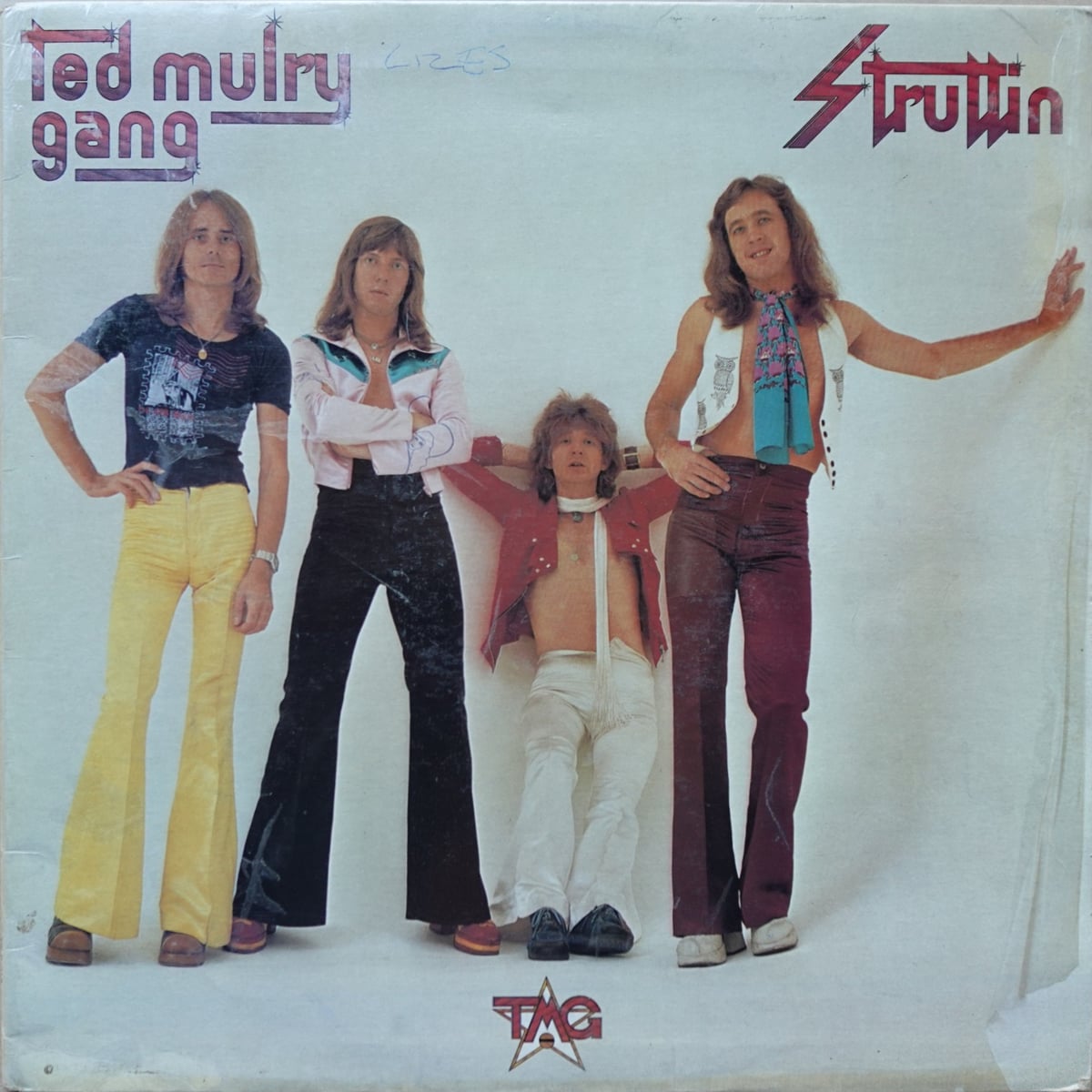 Ted Mulry Gang – Struttin vinyl cover