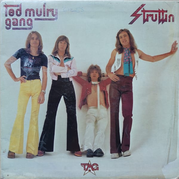 Ted Mulry Gang – Struttin vinyl cover