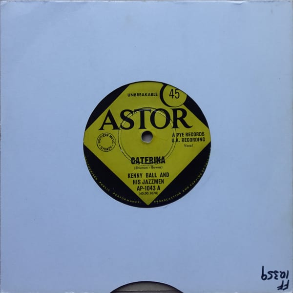 Kenny Ball And His Jazzmen – Caterina vinyl cover