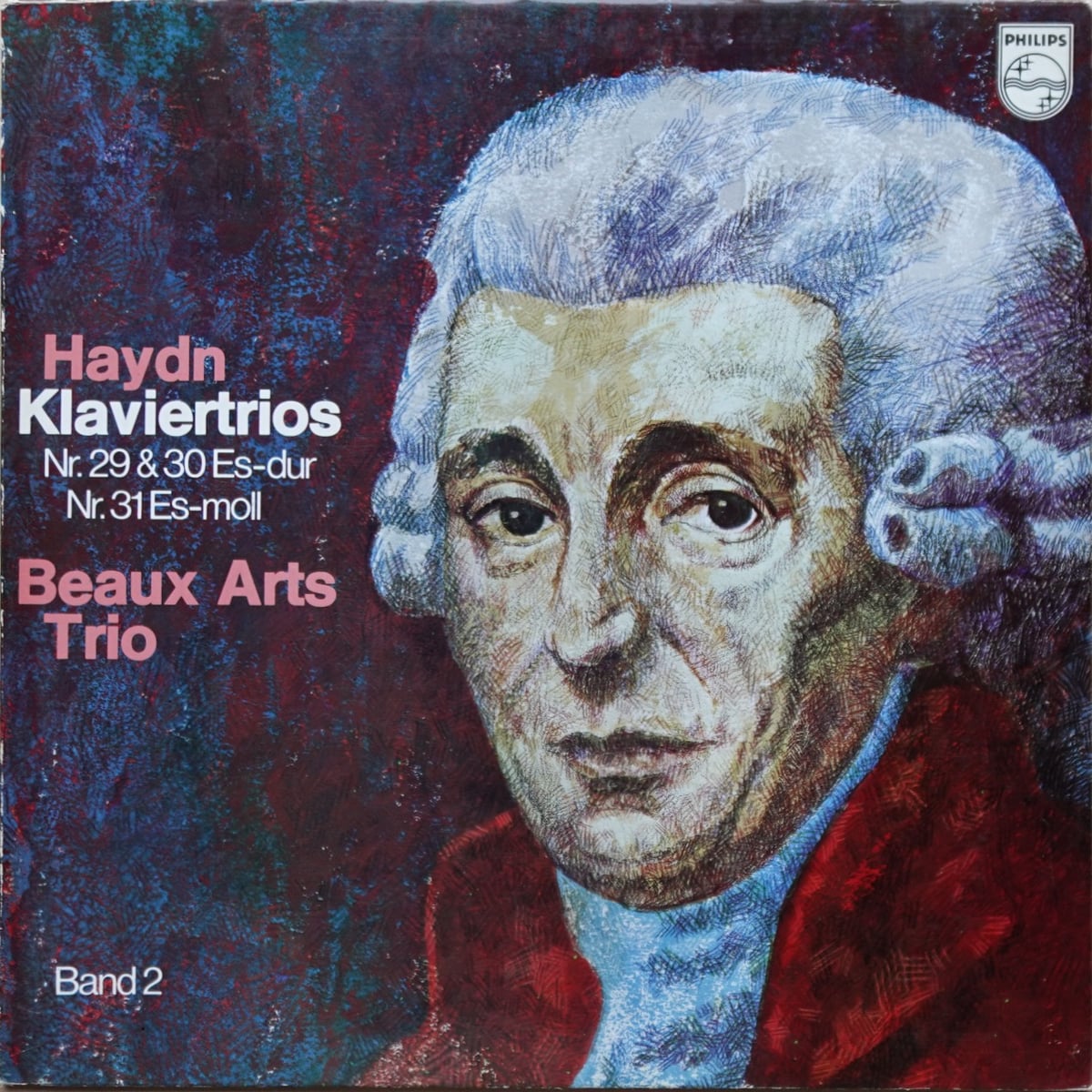 Joseph Haydn, Beaux Arts Trio – Klaviertrios Nr.29 & 30 Es-Dur, Nr.31 Es-Moll - Band 2 vinyl cover