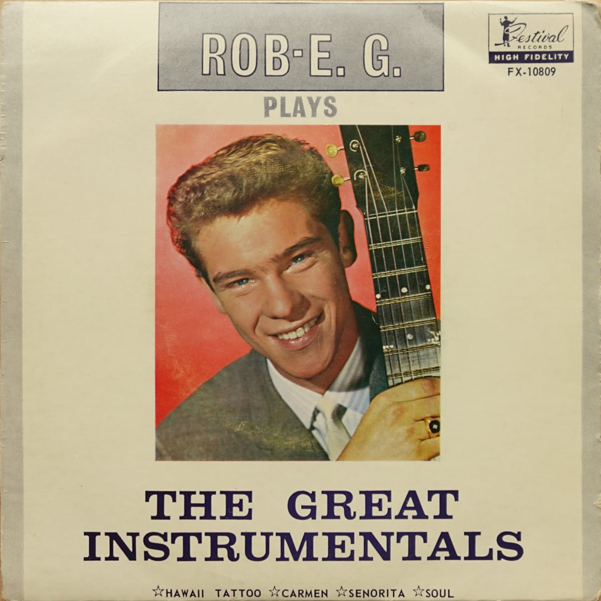 Rob E. G. – The Great Instrumentals vinyl cover