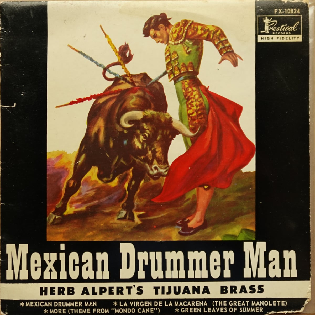 Herb Alpert & The Tijuana Brass – Mexican Drummer Man vinyl cover