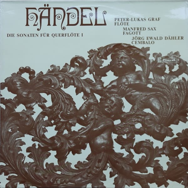 Peter-Lukas Graf, Manfred Sax, Jörg Ewald Dähler, Georg Friedrich Händel – Die Sonaten Für Querflöte I vinyl cover