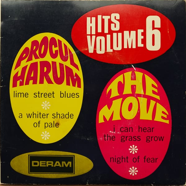 Procol Harum, The Move – Hits Volume 6 vinyl cover