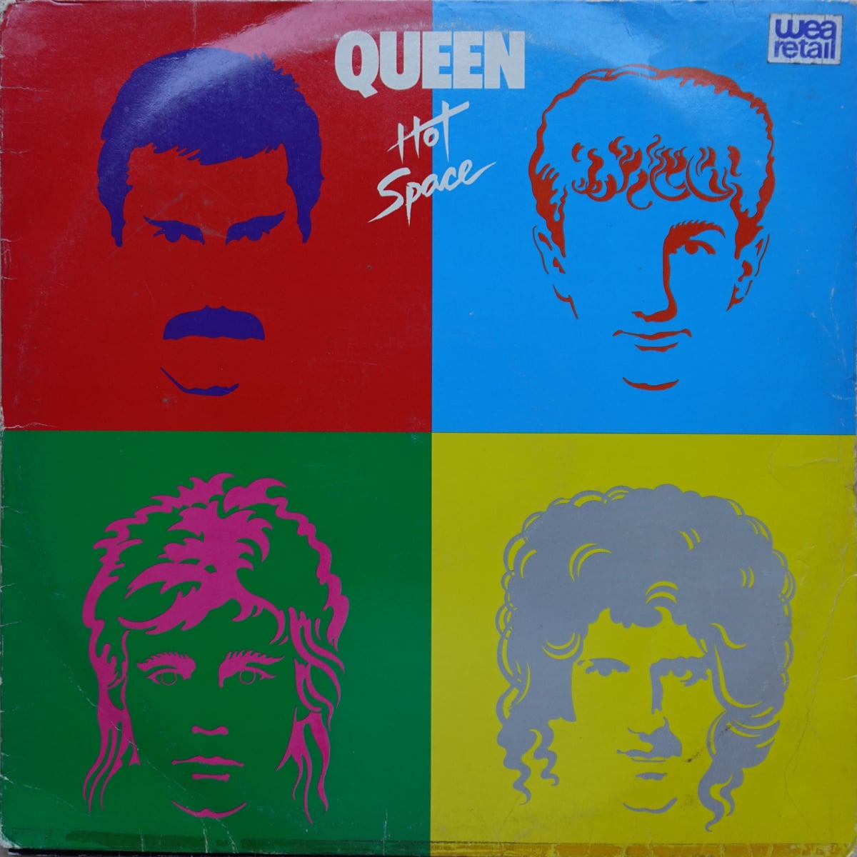 Queen – Hot Space vinyl cover
