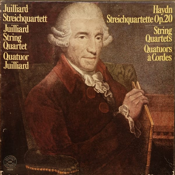Juilliard Streichquartett – Haydn – Streichquartette Op. 20 vinyl cover