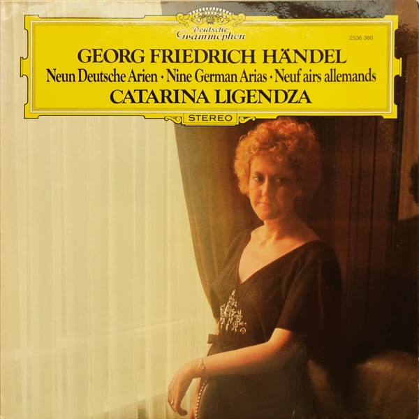 Georg Friedrich Händel, Catarina Ligendza – Neun Deutsche Arien vinyl cover