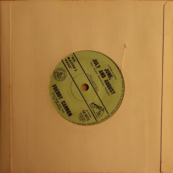 Freddy Cannon, Frank Slay And His Orchestra – Palisades Park vinyl cover