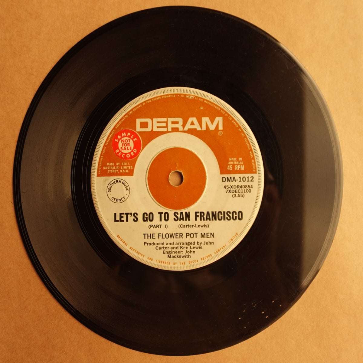 Flower Pot Men – Let's Go To San Francisco (Parts 1 & 2) vinyl cover