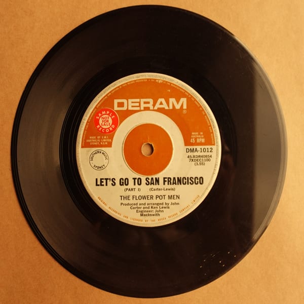 Flower Pot Men – Let's Go To San Francisco (Parts 1 & 2) vinyl cover