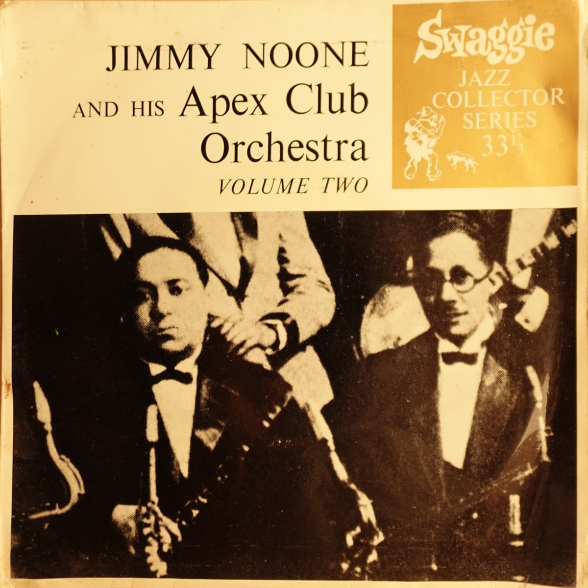 Jimmie Noone's Apex Club Orchestra – Jimmie Noone And HIs Apex Club Orchestra Volume Two vinyl cover