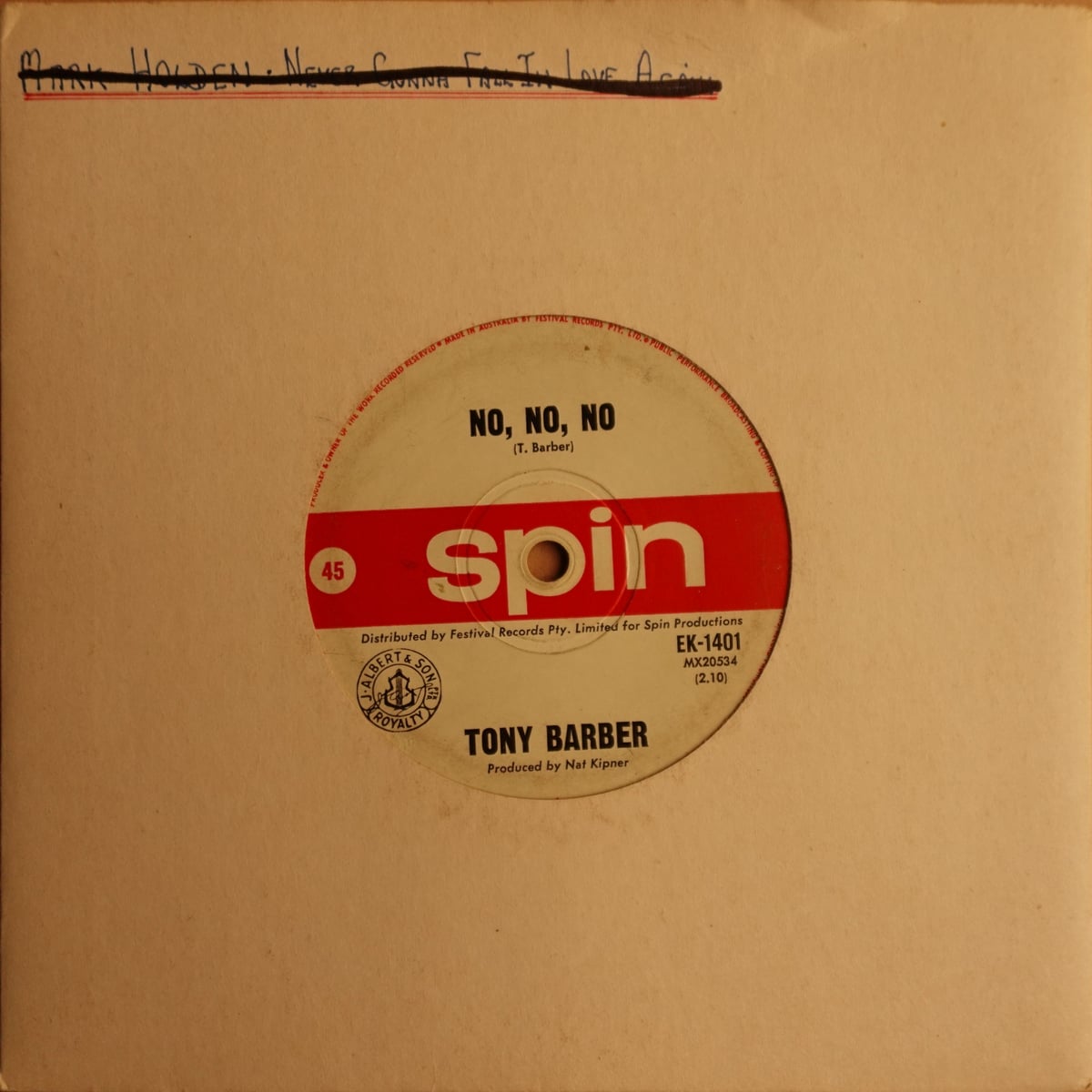 Tony Barber – Wondrous Place vinyl cover