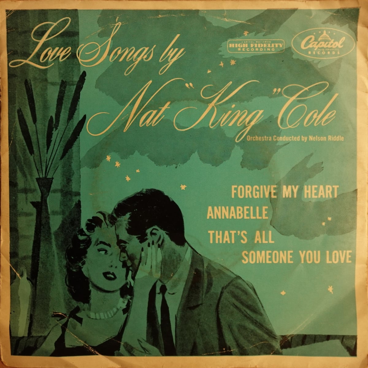 Nat King Cole – Love Songs By Nat "King" Cole vinyl cover