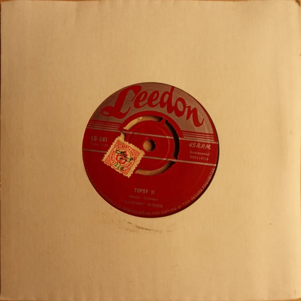 "Catfish" Purser – Topsy vinyl cover