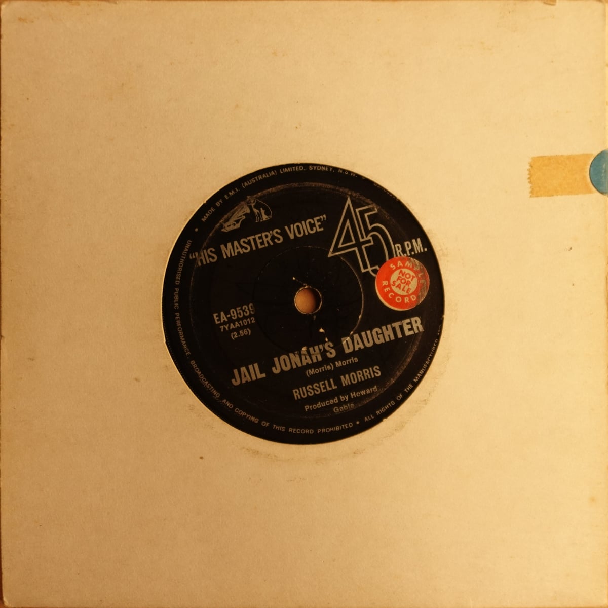 Russell Morris – Sweet, Sweet Love vinyl cover
