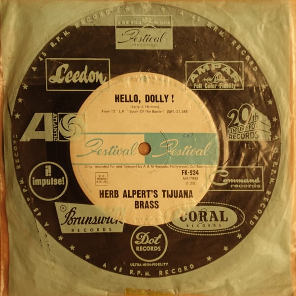 Herb Alpert & The Tijuana Brass – The Girl From Ipanema vinyl cover