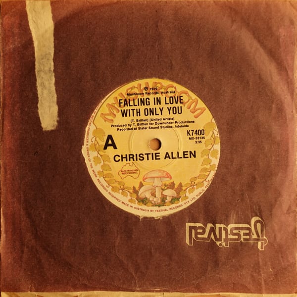 Christie Allen – Falling In Love With Only You vinyl cover