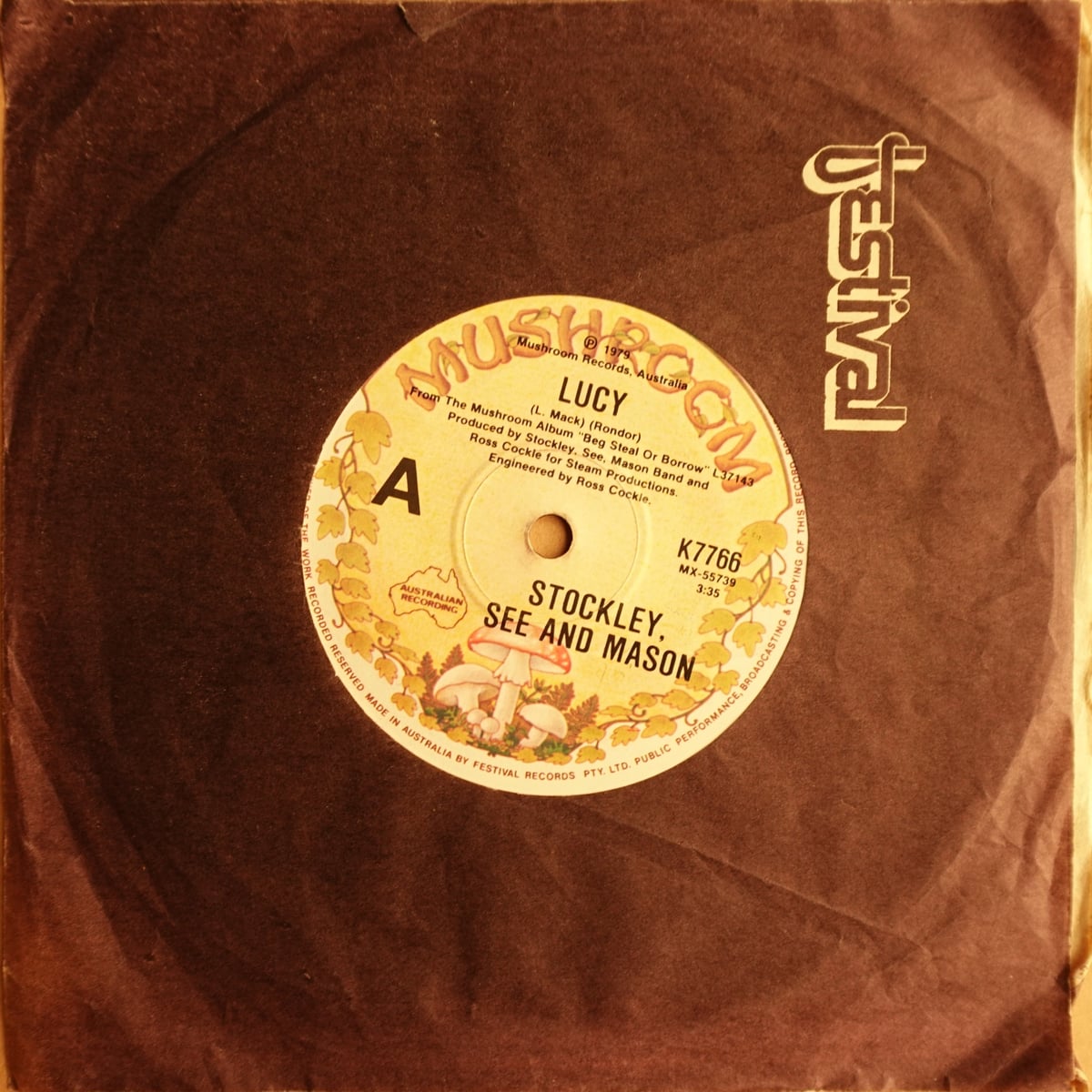 The Stockley, See, Mason Band – Lucy vinyl cover
