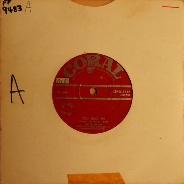 Teresa Brewer – You Send Me / Crazy With Love vinyl cover