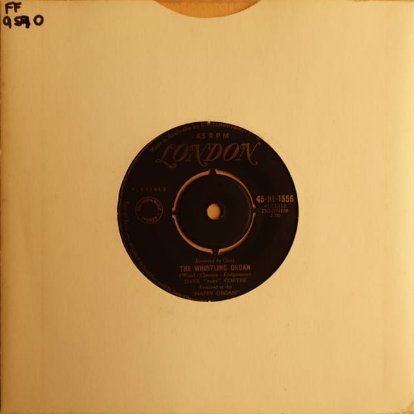 Dave "Baby" Cortez – The Whistling Organ vinyl cover