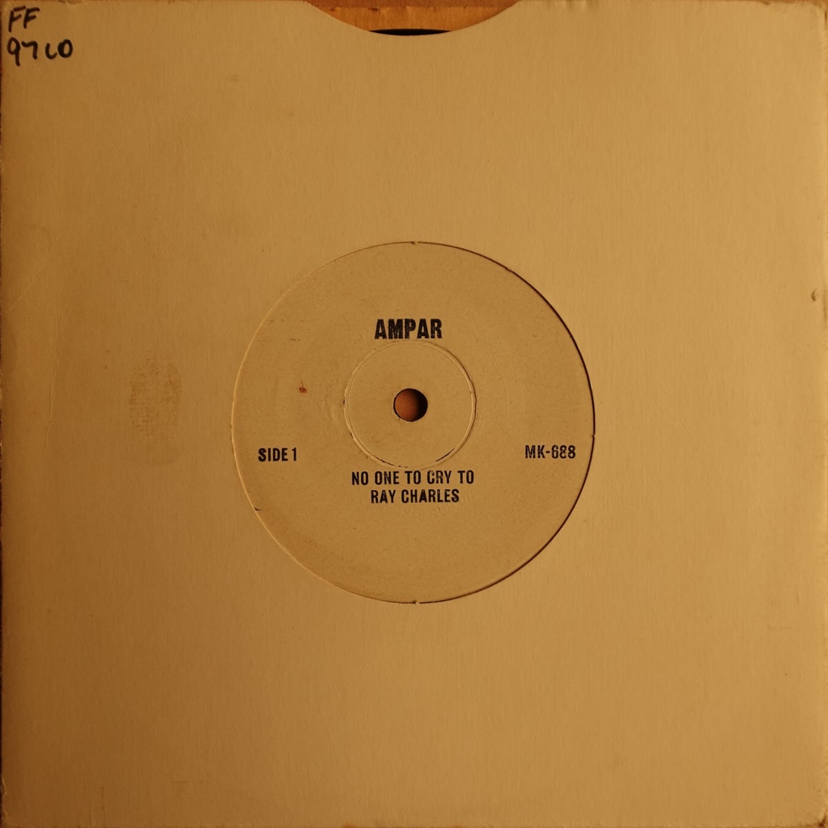Ray Charles – No One To Cry To vinyl cover