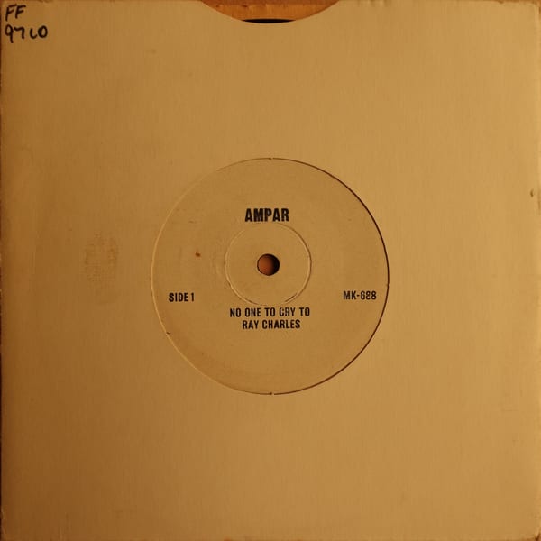 Ray Charles – No One To Cry To vinyl cover