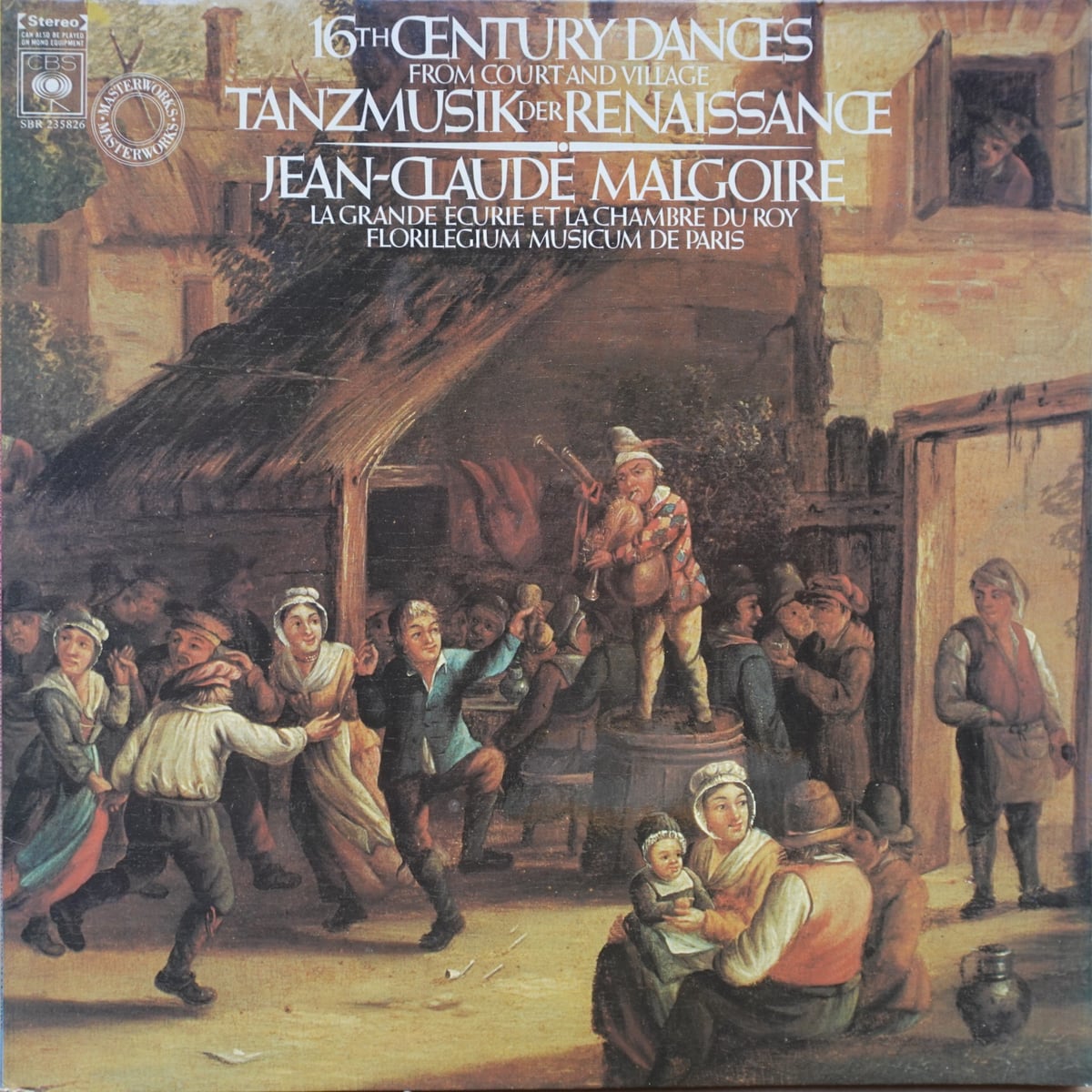 Jean-Claude Malgoire, La Grande Ecurie Et La Chambre Du Roy, Florilegium Musicum De Paris – 16th Century Dances From Court And Village / Tanzmusik Der Renaissance vinyl cover
