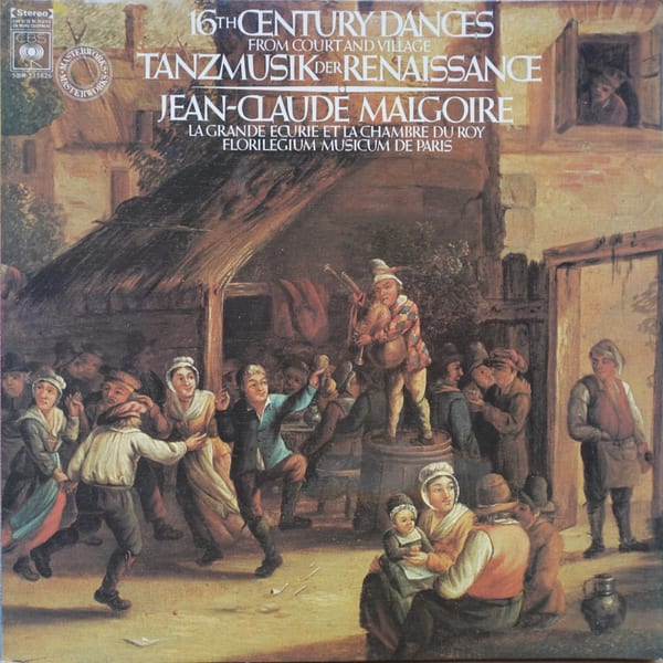 Jean-Claude Malgoire, La Grande Ecurie Et La Chambre Du Roy, Florilegium Musicum De Paris – 16th Century Dances From Court And Village / Tanzmusik Der Renaissance vinyl cover