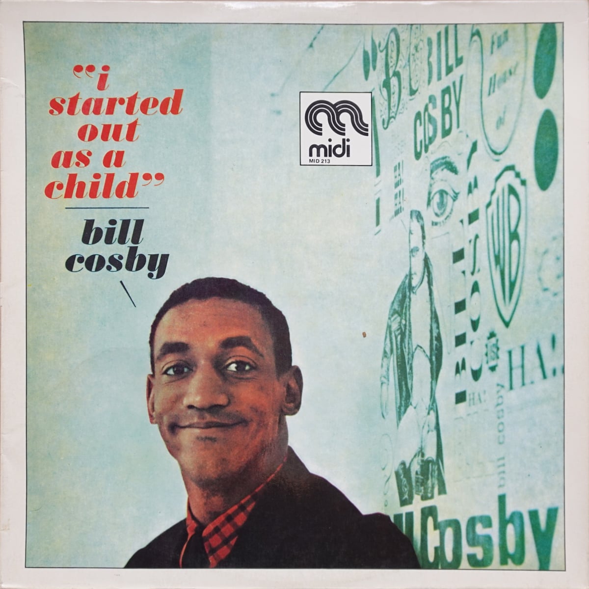 Bill Cosby – I Started Out As A Child vinyl cover