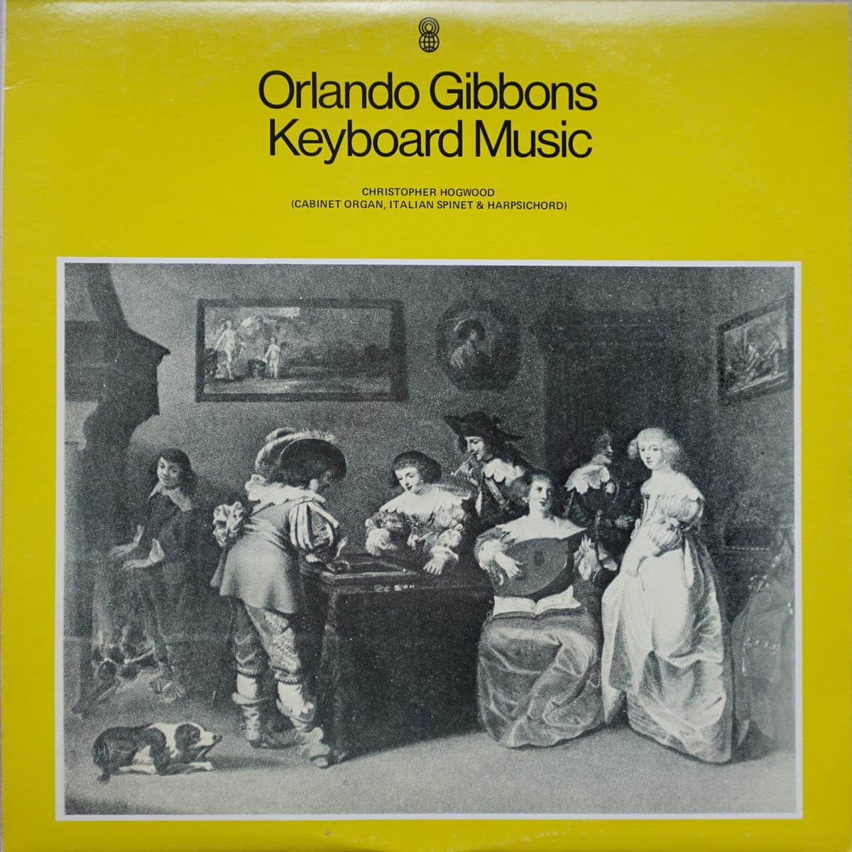 Orlando Gibbons, Christopher Hogwood – Keyboard Music vinyl cover