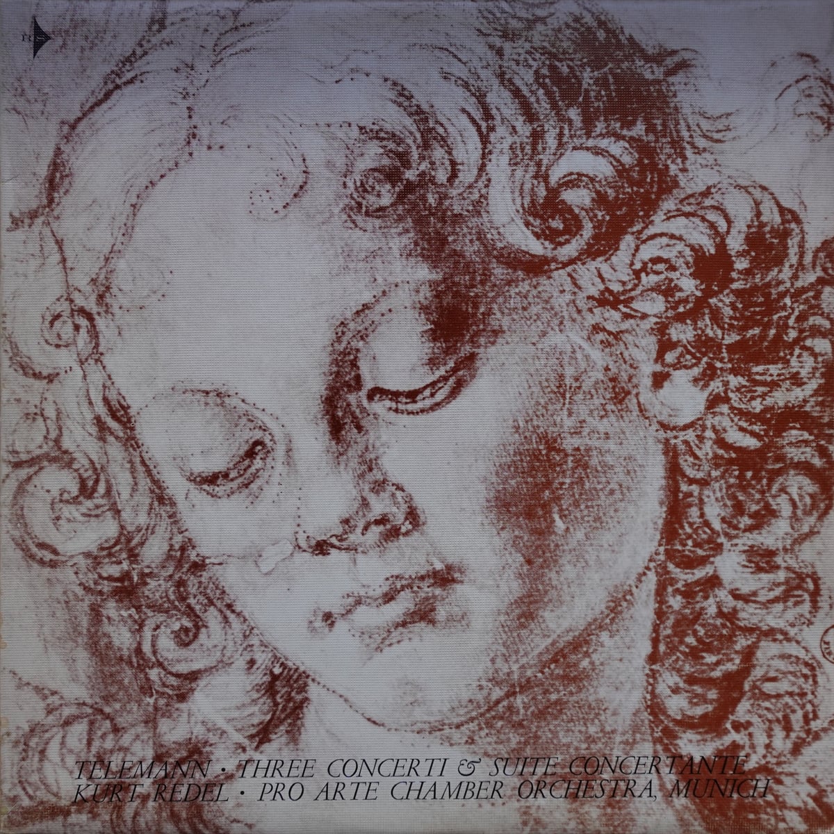 Georg Philipp Telemann, Kurt Redel, Orchestre Pro Arte De Munich – Three Concerti & Suite Concertante vinyl cover